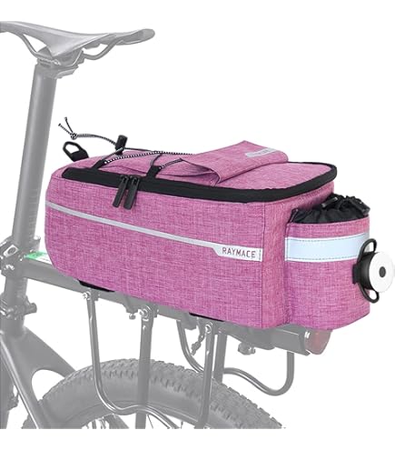 Ibera Waterproof Bike Panniers – Double Rear Rack Bags With Rain Covers, 30L Total Capacity