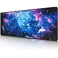EFISH Mouse Pad (800 * 300 * 3 MM) Extended Large Mouse Mat Desk Pad, Stitched Edges Mousepad,Non-Slip Rubber Base,XL Gaming Mouse Pad for Office & Home
