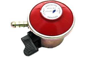 HUDDERSFIELD GAS PATIO GAS/BBQ REGULATOR 27mm Clip On 37mbar, 1.5kgh Fits Calor Gas/Flogas