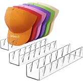 Lifewit 3 Pack Baseball Cap Holder, Acrylic Hat Organizer, Hat Racks and Holder for Storage and Display Baseball Caps for Clo