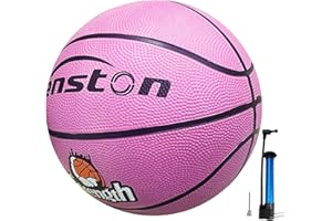 Senston Ballon de Basket-Ball pour Les Enfants Basketball Taille 5 Caoutchouc Doux et Bouncy Basketball Extérieur et intérieur