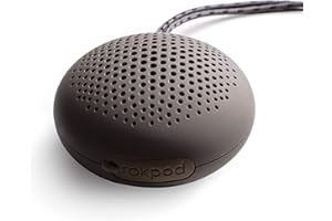 Boompods ROKPOD Portable Bluetooth Speakers - Waterproof & Wireless Speaker With Shower Hook, Works with iPhone and Other Smartphones - Great for Outdoor Use At The Beach, Pool, or Camping