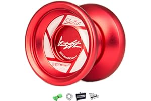 YOYO FACTORY SHUTTER Aluminium Yo-Yo - Red, World Yoyo Champion Pro Model