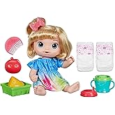 Baby Alive Fruit Sip Doll, Apple, Toys for 3 Year Old Girls, 30.48cm Baby Baby Set, Beverage and Wet