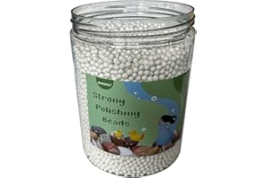 GANGOU Rock Tumbler Grit - Tumbler Media Grit,Rock Polishing Grit Media, Rock Polisher, Stone Polisher, Silicon Carbide Grit, Step 1/2/3/4 for Tumbling Stones (Polishing Beads (2 LB))