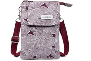 Katleay Sacs Bandoulière Femme, Sacoche Femme Bandoulière, Pochette Portable Bandoulière Femme, Sacoche Telephone Portable, Multifonctionnel pour La Vie Quotidienne, Shopping