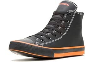 HARLEY-DAVIDSON Mężczyźni Nathan Leather Motorcycle Casual SneakerWulkanizowane sneakersy