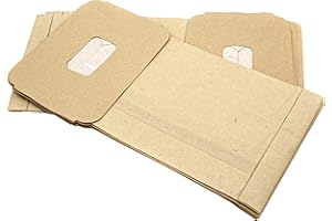 vhbw 10x Bolsa aspiradora compatible con Philips HR 6292, 6293, 6291 Amsterdam, 6292 Amsterdam aspiradora - papel, 32 cm x 17,5 cm