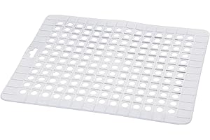 Küchenprofi Tapis d'évier | 30 cm x 26 cm | Tapis d'évier résistant à la Chaleur | Plastique de qualité supérieure | Surface antidérapante | Évacuation optimale de l'eau | Nettoyage Facile | Insert