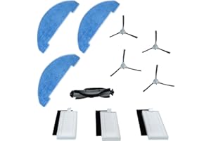 Venga! Części zamienne do robota odkurzającego VG RVC 3000, zestaw akcesoriów: 4 szczotki boczne, 1 szczotka rolkowa, 3 ściereczki do wycierania, 3 zestawy filtrów, SP VG RVC 3000 KIT