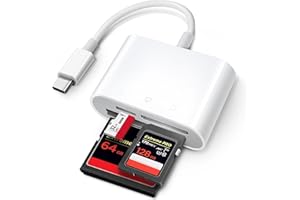 ChiaoPio USB C SD Card Reader, USB-C to SD CF Card, Type C SD Card Adapter Supports Compact Flash/CF/SD/MicroSD, Compatible for iPad Pro/Air/Mini Mac iMac Macbook Pro/Air Galaxy, Plug and Play
