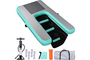 ‎DIDIBIRDI DiDiBirDi Hunde Wasserrampe,Extra Große Breite Aufblasbare Wasserrampe Pool Leiter, Welpen-Planke rutschfeste Hundeboot Schwimmende Leitermit für Hunde bis 100 kg für Pool, Boote, Docks, Seen