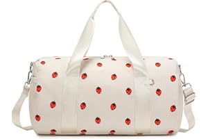 Kimwadalh Tanztasche Ballet Sporttasche Kinder Mädchen Schultasche Schultertaschen Gymnastiktasche Kleine Kinderreisetasche mit Wasserdichter Tasche,Kord-Stoffe Kindertasche