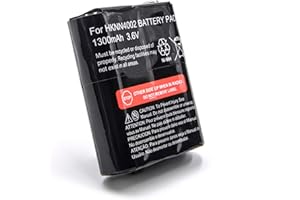vhbw Batería Recargable reemplaza Motorola 4002A, 56315, FRS-4002A, HKNN4002A, HKNN4002B, HKNW4002A para Radio (1300 mAh, 3,6 V, NiMH)