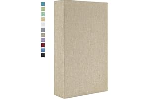 Vienrose Álbum de Fotos 10x15 cm de Gran Capacidad 300 Fotos Cubierta de Tela Libro de Imágenes Horizontales, Familia, Bebé, Boda, Aniversario, Vacaciones