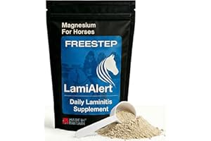 Freestep LamiAlert - Laminitis Supplement for Horses, Magnesium Powder with Chelated Zinc & Copper, Molasses-Free, Hoof & Metabolic Support