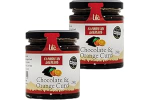 Cumbrian Delights Chocolate & Orange Curd Twin Pack, Delicious & Creamy Curd, Handcrafted in the Lake District, No Flavourings, Additives & Preservatives, Nut & Gluten Free, Vegetarian 2 x 210g