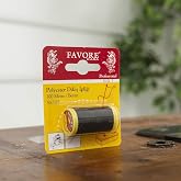 Favore Casa Dikiş İpi 100 Metre Polyester Siyah