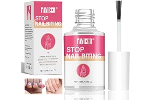 FANICER 10 ml Bitterer Nagellack, Anti Nägelkauen Nagellack, Effektives Mittel zum Stoppen von Fingernägel kauen für Kinder und Erwachsene, Mildes Mittel gegen Nägelkauen Nails