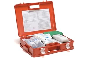 PHARMA[+] VALIGETTA ALLEGATO 1 gruppi AB cassetta medica primo soccorso per aziende - con Attacco a Parete lavoratori