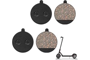 ZFRITP 4 Pièces Plaquettes de Frein à Disque Semi-Métalliques Universelles,Frein à Disque Semi,Plaquette de Frein Trottinette Electrique avec Scooters Électriques et Vélos VTT Haute Performance Fiabilité.