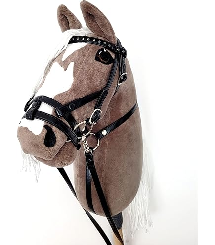 Hobby Horse Accessori Cavallino Giocattolo Hobby Horse Lemieux Con Testa Peluche E Bastone Modello Razzle Cavallo A Dondolo Peluche Con Ruote