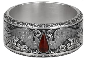 Starforged Blood Angels of Sanguinius Space Marines Herren-Modeschmuck Sterlingsilber Ringe