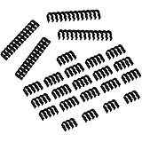 LINKUP - Kit de Peigne de câble pour rallonge de câble d'alimentation PSU┃ 4 x 24 P┃16 x 8 P┃4 x 6 P┃Noir