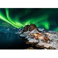 HUADADA Puzzle 1000 Pezzi Per Adulti - Hallstatt Village, Austria - Puzzle Panoramico Colorato
