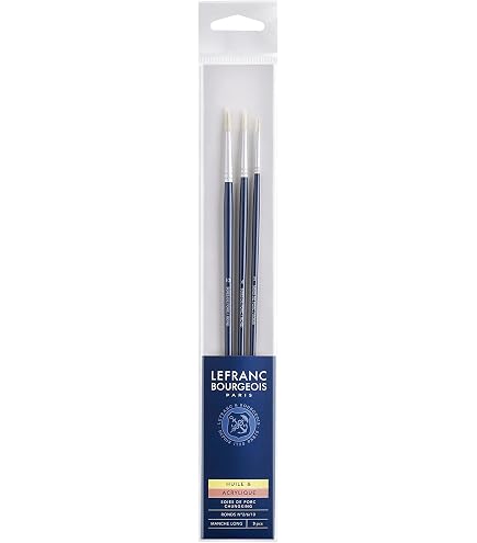 Set De 6 Pinceaux Synthétiques Lefranc Bourgeois - Value Pack Multi-usages | Pour Techniques Créatives