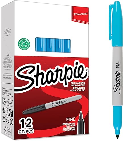 6 X Sharpie Permanent Marker Pens, Medium Point Tip | Purple/Lilac