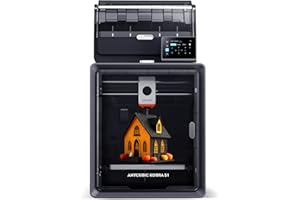 Anycubic Kobra S1 Combo,Imprimante 3D Intelligente, Multicolore Impression, 600mm/s Haute Vitesse, Construction CoreXY Fermée, Taille d'impression 250 * 250 * 250 mm