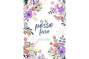 2024-2025: Agenda Settimanale 2024 2025 italiano, 12 x 17 cm formato leggermente più piccolo di A5, Lug 24 - Dic 25, Ce la posso fare