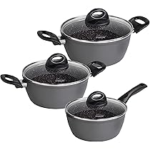 Set Pentole Ceramica 17 Pezzi - Antiaderente, Manici Amovibili, Per Induzione E Forno - Foto 5