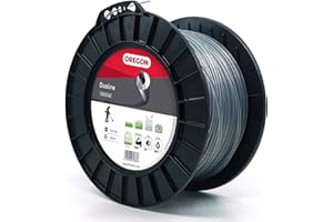 Oregon - Hilo de desbrozadora redondo Duoline para maleza y vegetación densa, 3,0 mm, carrete de 120 m