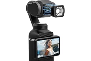 Tomat Pocket 3 filtri ND per DJI OSMO Pocket 3, filtro magnetico grandangolare per DJI Osmo Pocket 3 Creator Combo Accessori, vetro ottico HD multi rivestito/telaio in alluminio ultra sottile