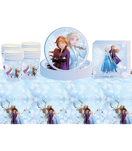 Bandierine Decorazione Frozen 2 - Festone 2,3 Metri, Per Feste Compleanno Bambini