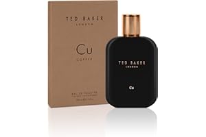 Ted Baker Tonics CU Copper EDT with Bright Citrus Top Notes of Grapefruit with Fresh and Warm Base Notes of Pepper, Cedarwood and Patchouli, Classic Aftershave 100ml