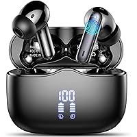 Bluetooth Kopfhörer, Kopfhörer Kabellos Bluetooth 5.3 In Ear Kopfhörer mit 4 ENC Noise Cancelling Mic, Kabellose Kopfhörer Ti