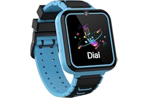 Smooce Smartwatch bambini, Orologio Bambino Telefono con touchscreen da 1,54 pollici, musica MP3, chiamata SOS, gioco, fotocamera, torcia elettrica, sveglia, Regalo di festa