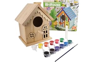 GICO Kit de construcción de casa de pájaros DIY para pintar niñas niños niños regalo DIY DIY 884