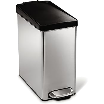 simplehuman Abfalleimer, Edelstahl, Silber, 10 Liter: Amazon.de: Küche