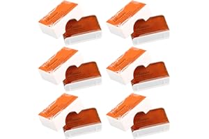SUGHAW 6 Pièces Colophane pour Violon, Colophane Naturelle Transparente Colophane pour Violoncelle Arcs Contrebasse, Faible Poussière Colophane Naturelle, Colophanes Universelles pour Instruments de Musique
