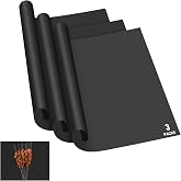 OSDUE Indoor Oven Protector, 3 Pack Reusable Oven Mat | Universal Barbecue Mat Non-Stick Coating for Electric Ovens and Micro
