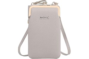 Yixuan Borse a Tracolla da Donna Piccola Mini, per Portafogli, Porta Cellulare (Grigio)