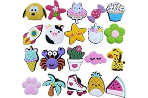 homenatur Pines para Crocs Zuecos Sanitarios - 20 Piezas - Pins Decorativos - Shoe Charms - Accesorios y Adornos para Zapatos - Mujer Hombre Niños - Sanidad Hostelería -Trabajo Peluqueria