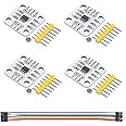 AEDIKO 4pcs AS5600 Magnetic Encoder Magnetic Induction Angle Measurement Sensor Module 12bit high Precision