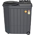 Whirlpool 9 Kg 5 Star Ace XL Semi-Automatic Top Loading Washing Machine (ACE XL 9, Graphite Grey, 3D Scrub Technology)