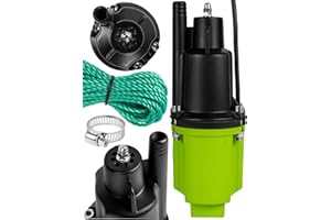 MalTec Pompa głębinowa do czystej wody, 1080 l/h, do 5m, moc 480 W, kabel 10 m, silnik membranowy 3,3 kg