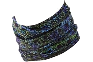 Hilltop Bufanda Multiusos, Braga de Cuello Caliente para Deporte, Bufanda de Tubo, Pañuelo, Diseños Actuales en Colores de Moda, Apropiados para Hombre y Mujer